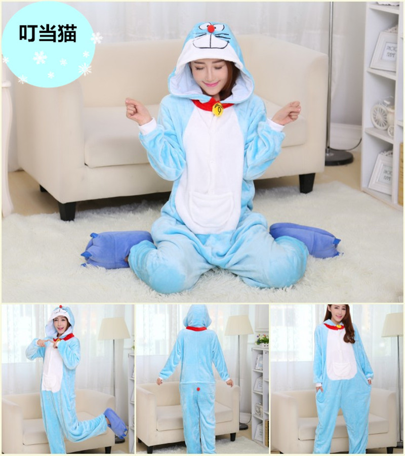 成人恐龙皮卡丘熊猫多款卡通动物造型连体睡衣家居服套装新款上市 保证质量 15天无理由退换 送运费险 放心购买 亲子装 情侣装