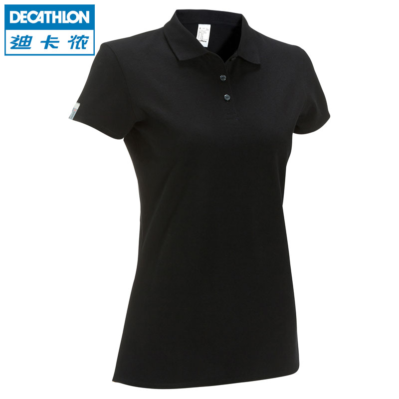 Polo sport femme DECATHLON en coton - Ref 551431 Image 1