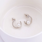 Good jewelry style character earring popular Korean earring to diamond-stud female