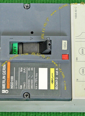 MERLIN GERIN NSD100 100A 三相 空气开关 重量约1.6公斤