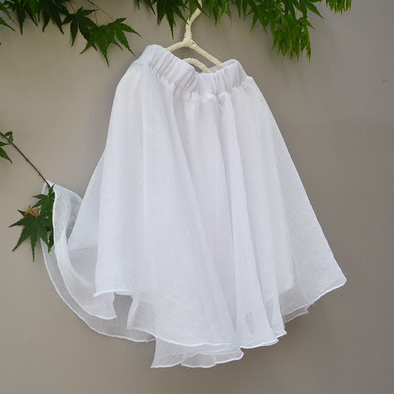 Jupe enfant en mousseline de soie - Ref 2048268 Image 4