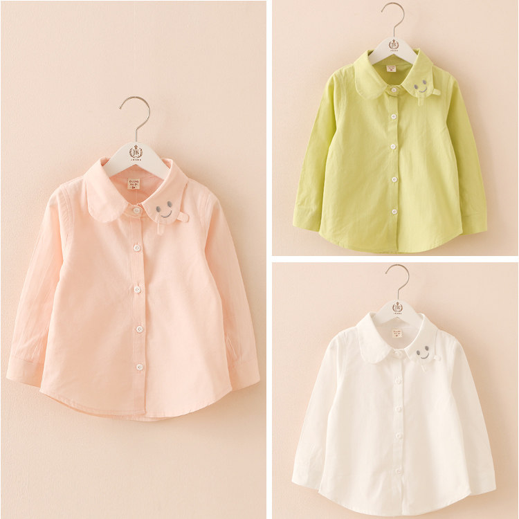 Chemise fille à manche longue - Ref 2084953 Image 1