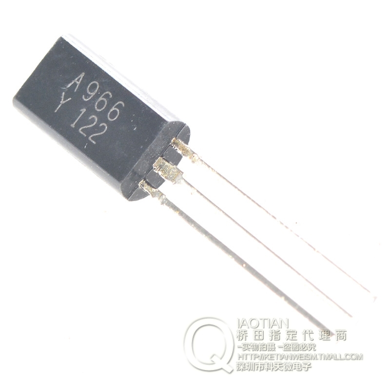 三极管 2SA966 A966 小功率 1.5A/30V TO-92L （20只）