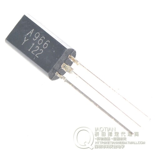 三极管 2SA966 A966 小功率 1.5A/30V TO-92L （20只）