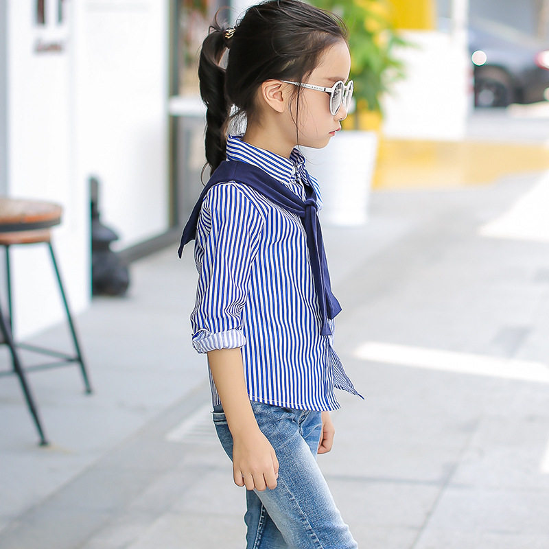 Chemise fille à manche longue - Ref 2088438 Image 4