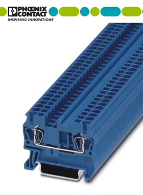 凤凰德国菲尼克斯弹压式线接线子ST10 BU弹簧式端子3036123 蓝色