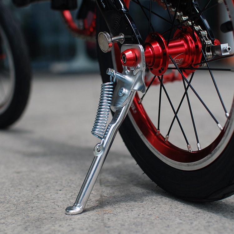 包邮412折叠车自行车专用超轻铝合金脚撑14寸16寸自行车K3脚撑