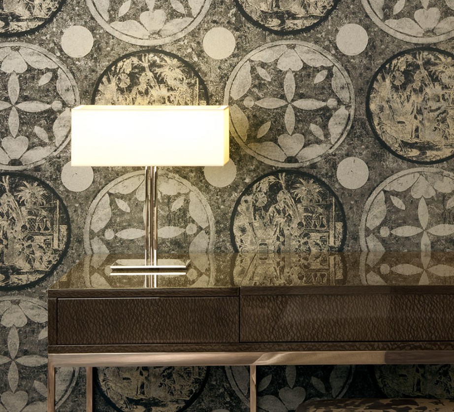 比利时复古客厅壁纸