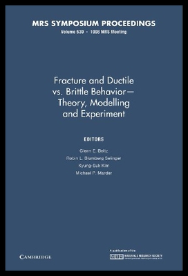 【预售】Fracture and Ductile vs. Brittle Behavior Theory,