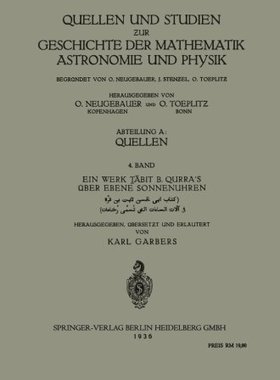 【预订】Ein Werk Bit B. Qurra's Uber Ebene S...