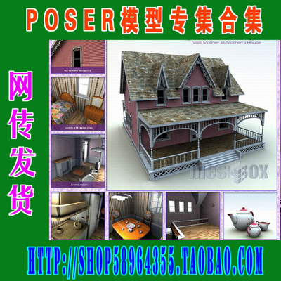 Poser模型场景——建筑Mothers House - HOLMTD007(3M-174)