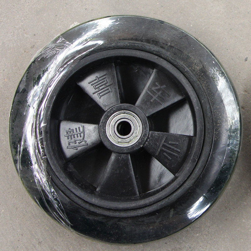 健喜老年购物车 轮子 橡胶轴承轮 前后轮 大小轮子万向单双轮