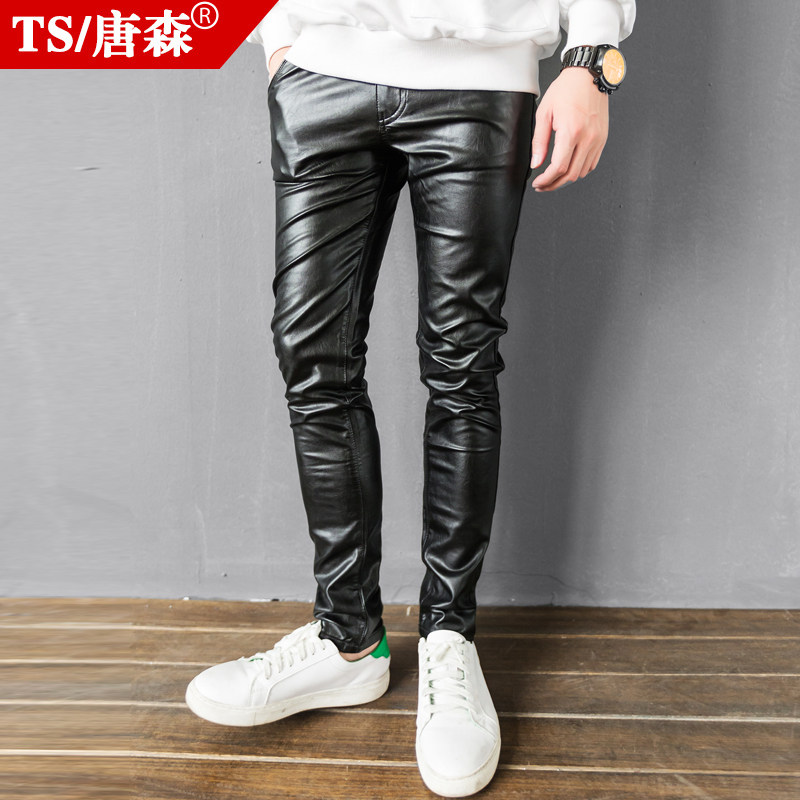 Pantalon cuir homme serré pour jeunesse - Ref 1484806 Image 1