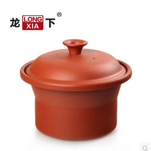 龙下汤锅 养生紫砂锅 电炖盅艾苏恩1.5L2.5L3.5L4.5L6L内胆旺得福