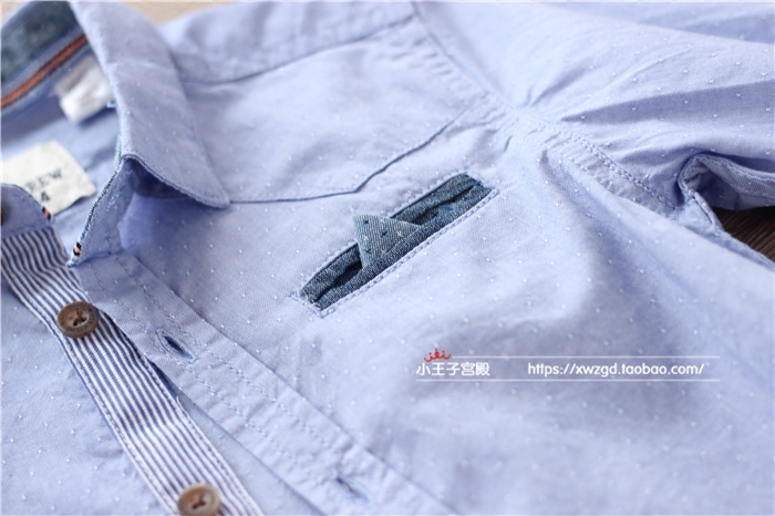 Chemise garcon à manche longue - Ref 2074011 Image 3