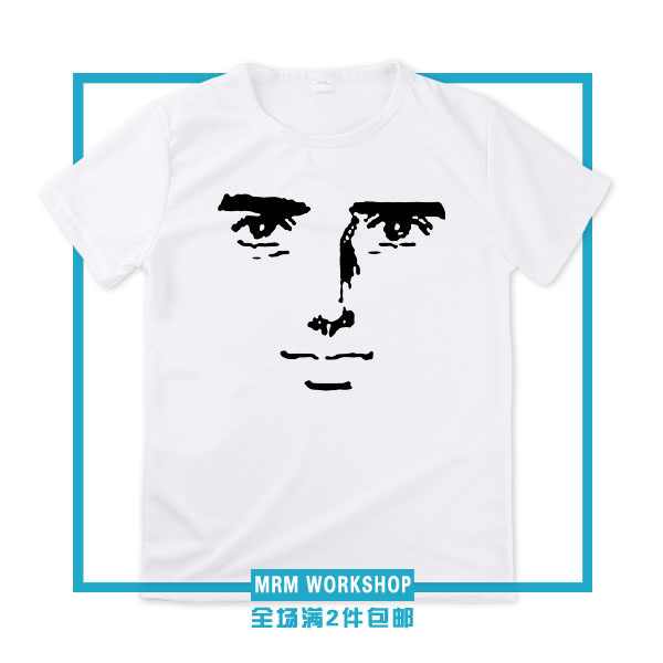 阿部高和 暴走表情包日本基佬兄贵基友情侣装动漫周边T恤短袖