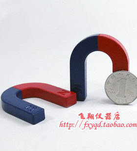 蹄形磁铁4cm U形磁铁4cm 小号 学生用 磁性教具物理实验 教学仪器