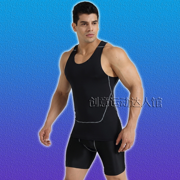 Vêtement fitness homme 1001+1006 en nylon - Ref 608844 Image 5