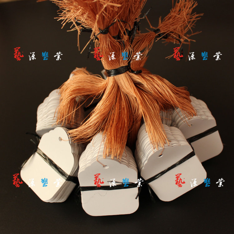 100张热销园艺标签 花卉标签 植物标签 吊签吊牌( 多色)5x7cm