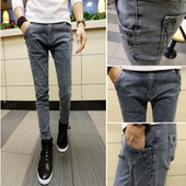 Jeans pour adolescent pieds Slim pour automne - Ref 1467248 Image 14