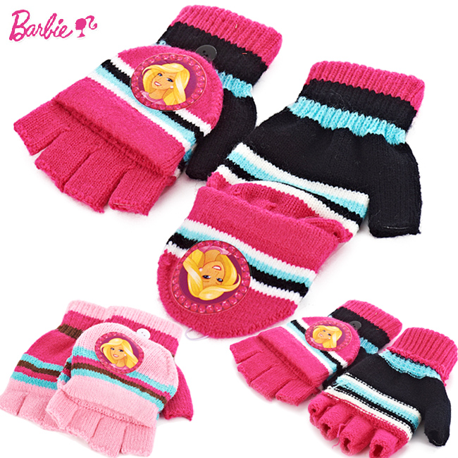 Gants pour fille BARBIE en acrylique - Ref 2150264 Image 1