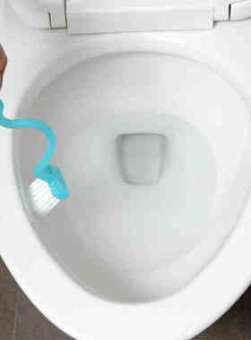 日本进口OKAZAKI家用弯头马桶刷卫生间坐便器内侧无死角清洁刷子