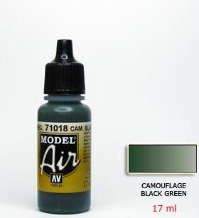 钢铁苍穹 AV 喷涂水性漆 71018 伪装迷彩墨绿色 17ml