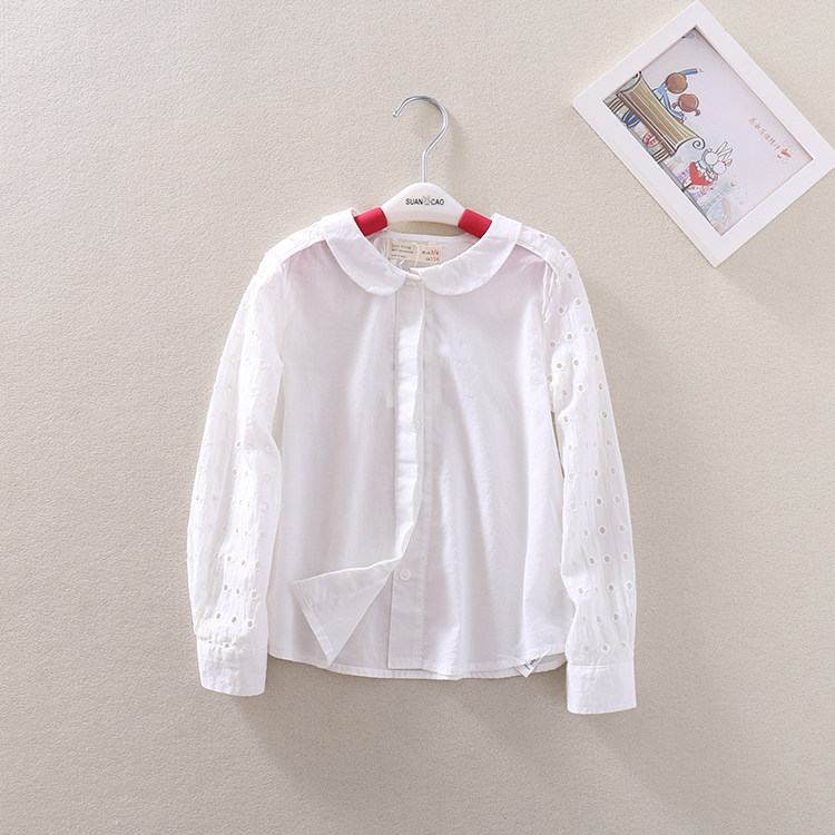 Chemise fille à manche longue - Ref 2087346 Image 1