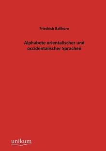 【预售】Alphabete Orientalischer Und Occiden...