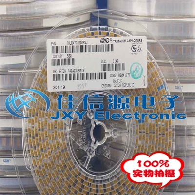 原装AVX 贴片钽电容 7343D 6.3V 470UF ±10% TAJD477K006RNJ