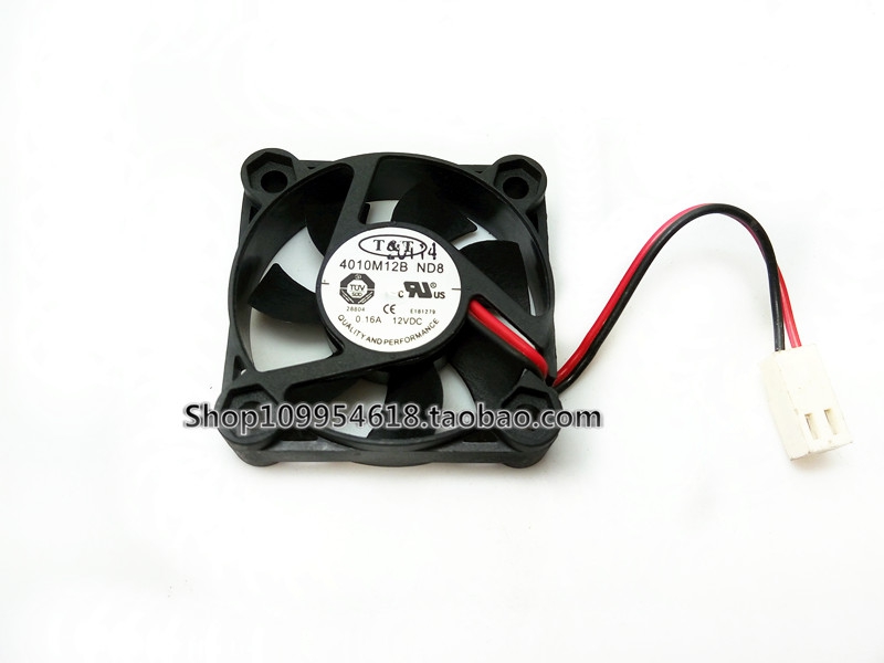 台湾T&T 4010ML05S 4010 12V 0.16A 4CM/厘米 USB静音南北桥风扇