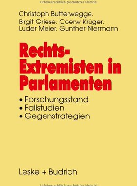 【预售】Rechtsextremisten in Parlamenten: Forschungsst...