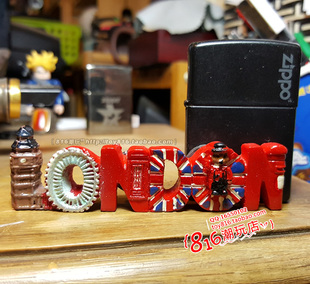 UK英国伦敦英伦风格LONDON字母造型冰箱贴