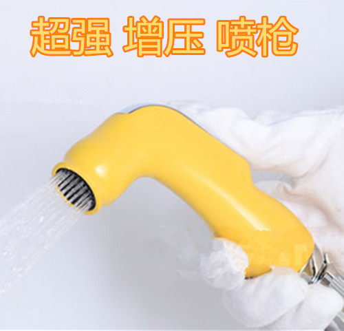 全铜一进二出马桶角阀 塑料妇洗器冲洗马桶喷枪伴侣 喷枪龙头套装