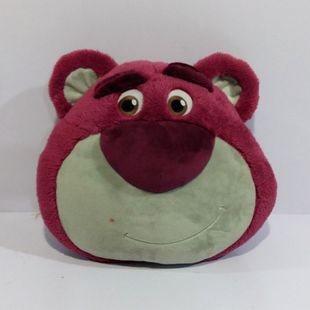 玩具总动员ToyStory3抱抱熊Lotso草莓熊抱枕靠垫公仔毛绒玩具礼物