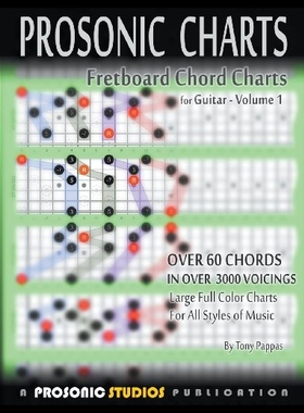 【预售】Fretboard Chord Charts for Guitar - Vo