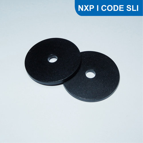直径20MM RFID巡更棒地点钮 NFC标签 电子工业标签 I CODE 2芯片