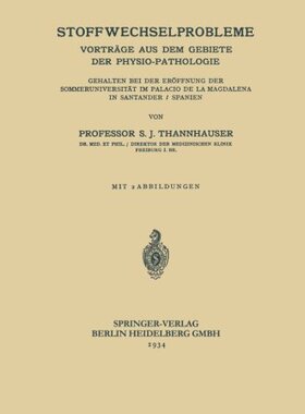 【预订】Stoffwechselprobleme: Vortrage Aus D...