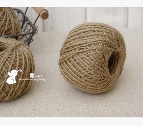五年八班 DIY手工辅料 照片墙用 原色 彩色装饰编织麻绳A764