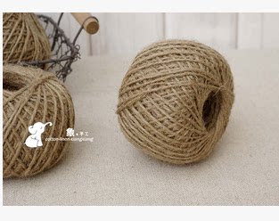 五年八班 DIY手工辅料 照片墙用 原色 彩色装饰编织麻绳A764