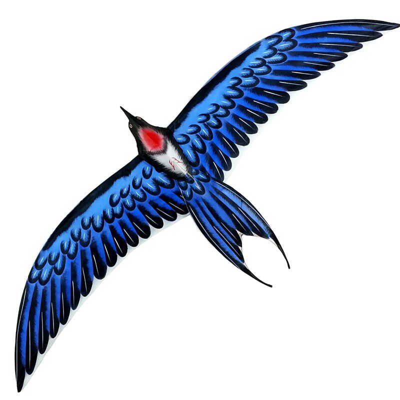 鲁缘风筝刀燕盘鹰燕子风筝双盘鹰高中低盘老鹰单线特技风筝