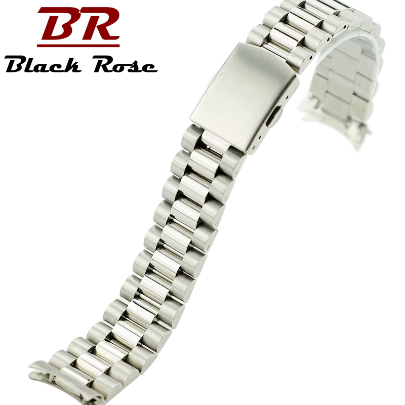 BlackRose实心适配精工钢表链