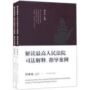 TKC 正版 解读最高人民法院司法解释、指导案例：刑事卷（套装共2册）[Understanding The Judicial Interpretations and Guiding