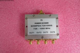 SMA 10W 1050MHz 频率可定制 射频同轴 4路一分四功分器 725