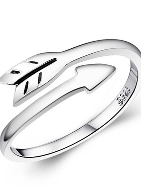 沁缘时尚风生日礼物银戒指