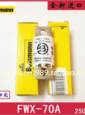美国Bussmann保险丝 FWX-70A 70A FWX-400A 250V 31*80mm熔断器