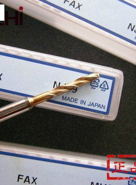 日本nachi原装进口钻头7572P粉末高速钢麻花钻SGESS涂层0.5-13mm