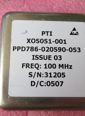 PTI PPD786-020590-053 SMA 12V OCXO 射频微波RF 100MHz恒温晶振