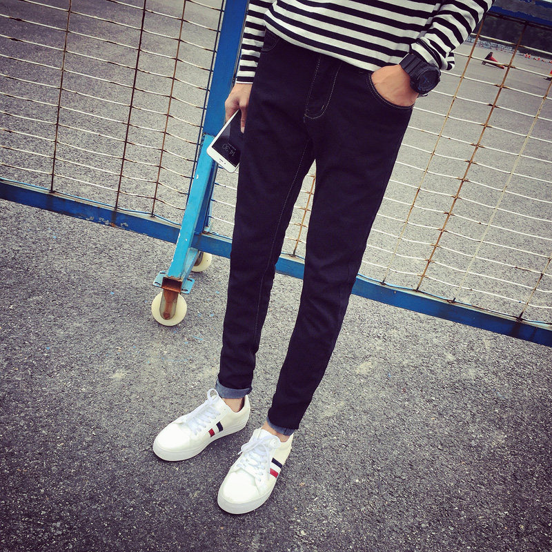 Jeans pour jeunesse pieds Slim pour automne - Ref 1482177 Image 1