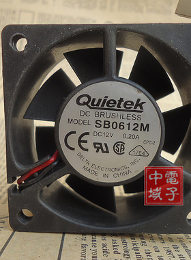 QUIETEK 6025 DC12V 0.20A 滚珠轴承散热风扇 SB0612M